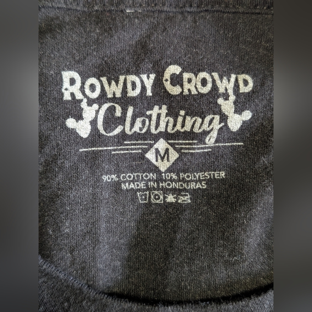 Women's Rowdy Crowd Phoenix Short Sleeve Black T-Shirt Size Medium - Picture 3 of 6